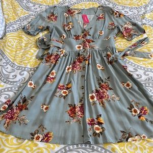 Xhilaration floral dress sz large